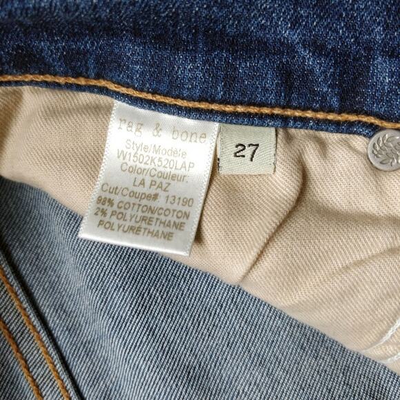 RAG & BONE Skinny La Paz Super Distressed Jeans 27 - Picture 6 of 8